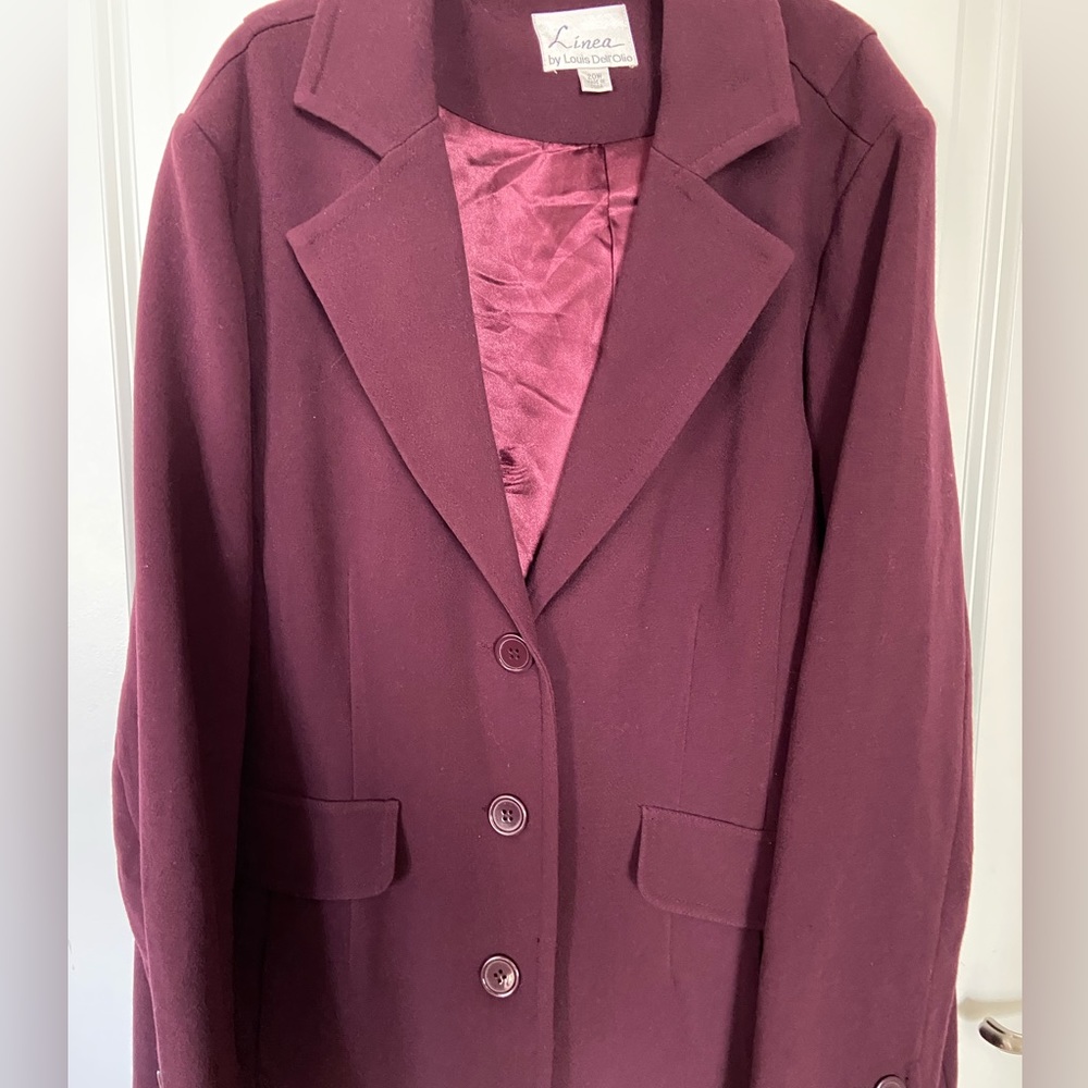 NWOT: Línea by Louis Dell’Olio long jacket with pocket